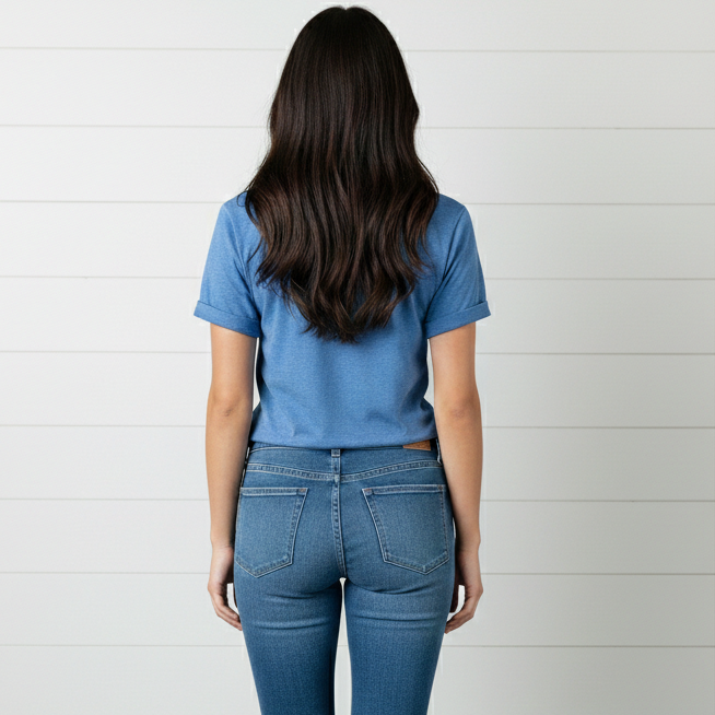 Vintage Made in America Patriotic Graphic Tee – Heather Royal Blue | Kissed Apparel